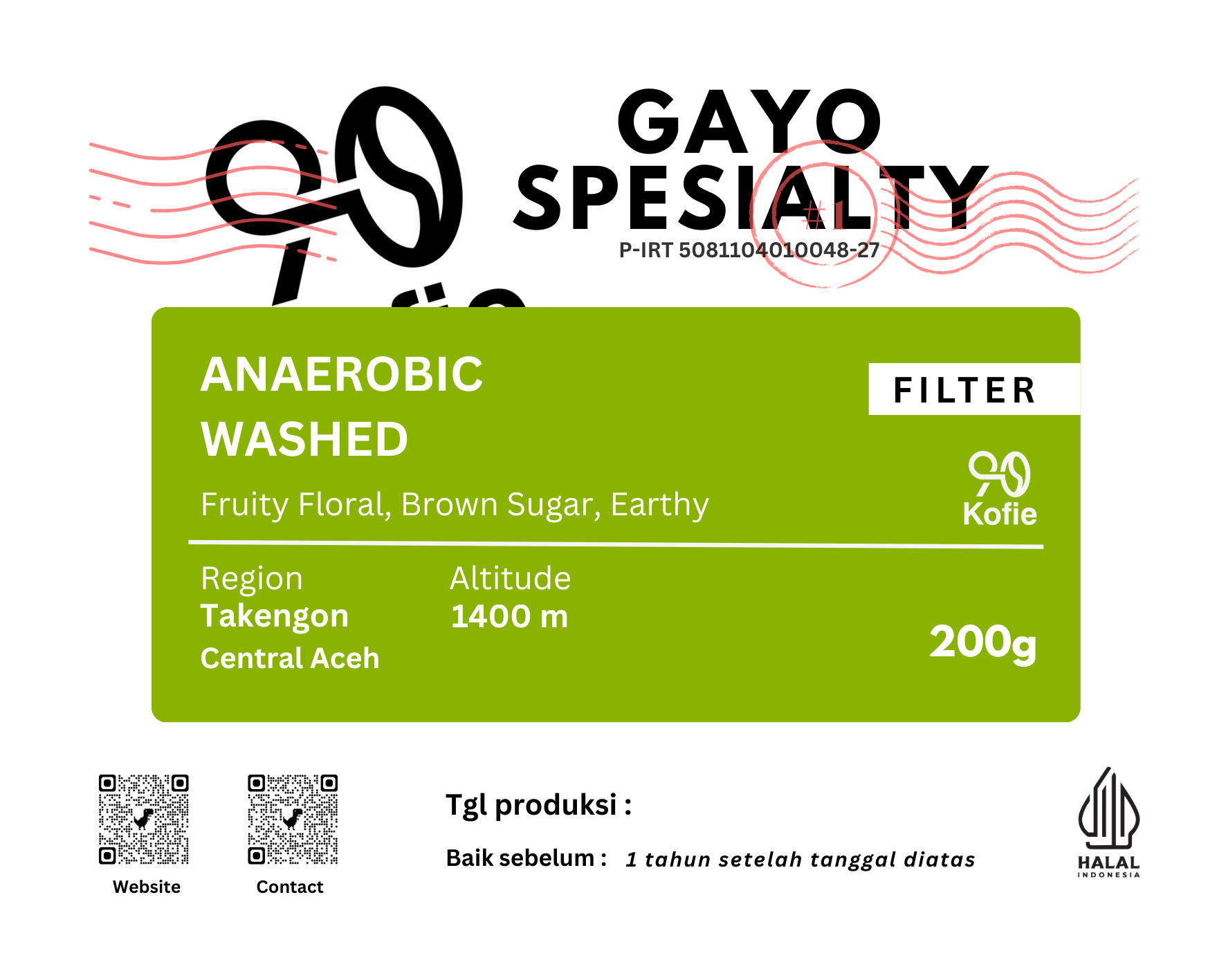 Washed Anaerobic 200g